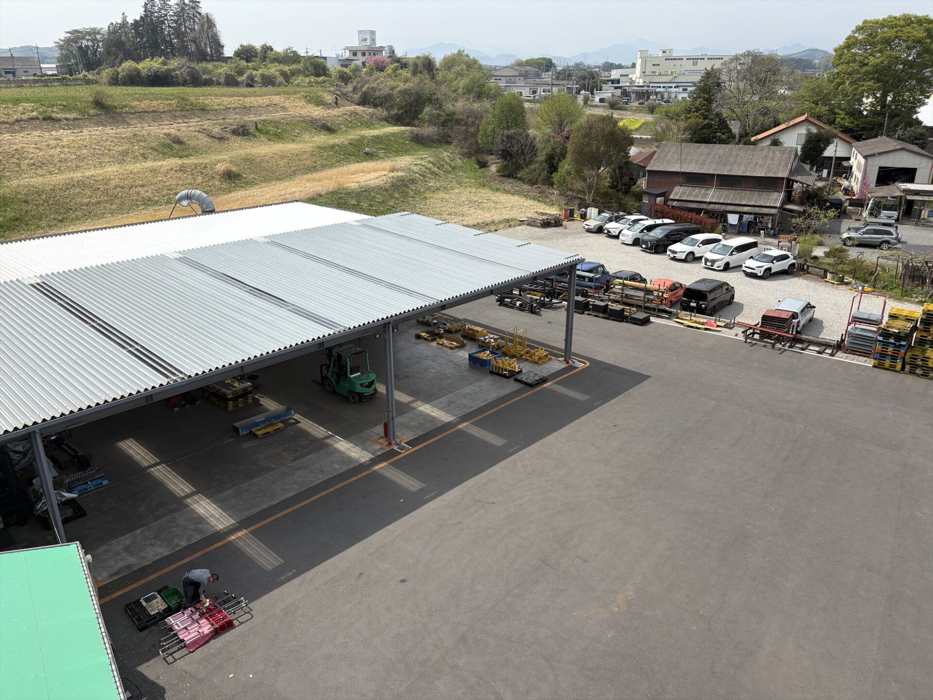 坪子溶接所　舗装工事施工写真